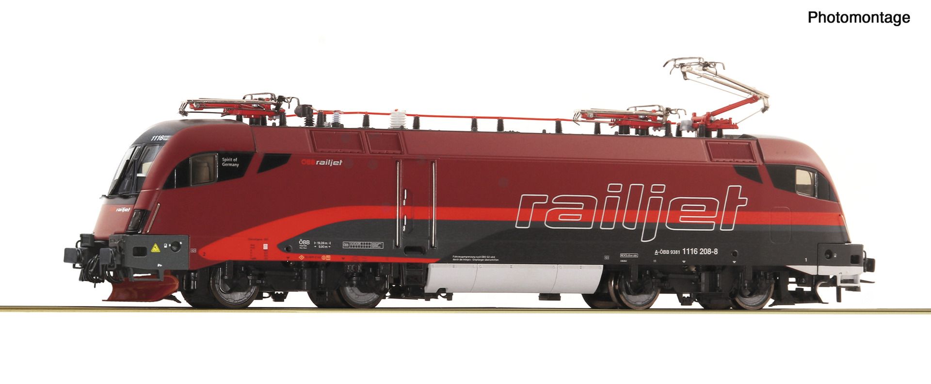 Roco 7590046 - E-Lok Rh 1116 'Railjet', ÖBB, Ep.VI, DC-Sound