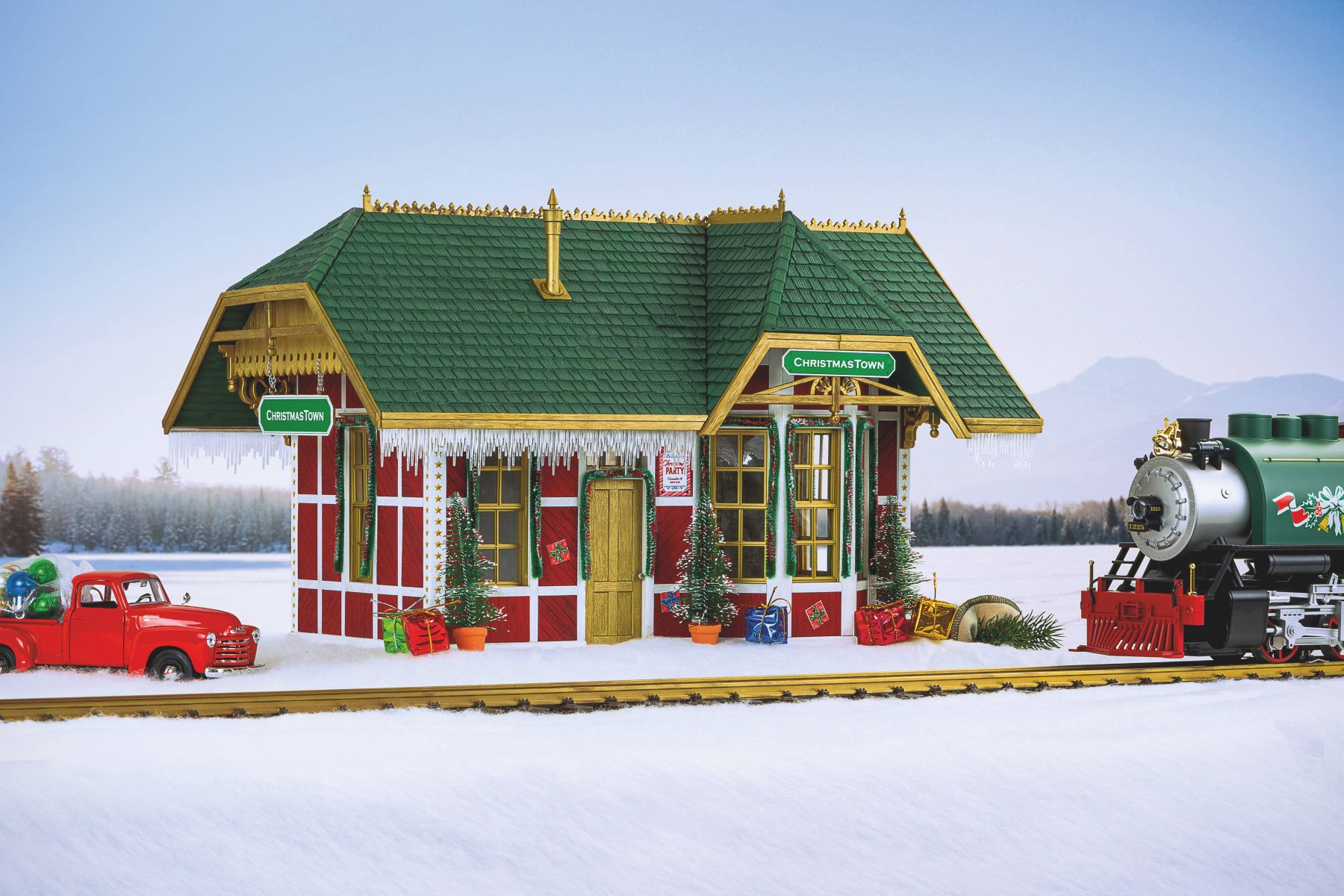 Piko 62268 - Weihnachtsstadt Bahnhof