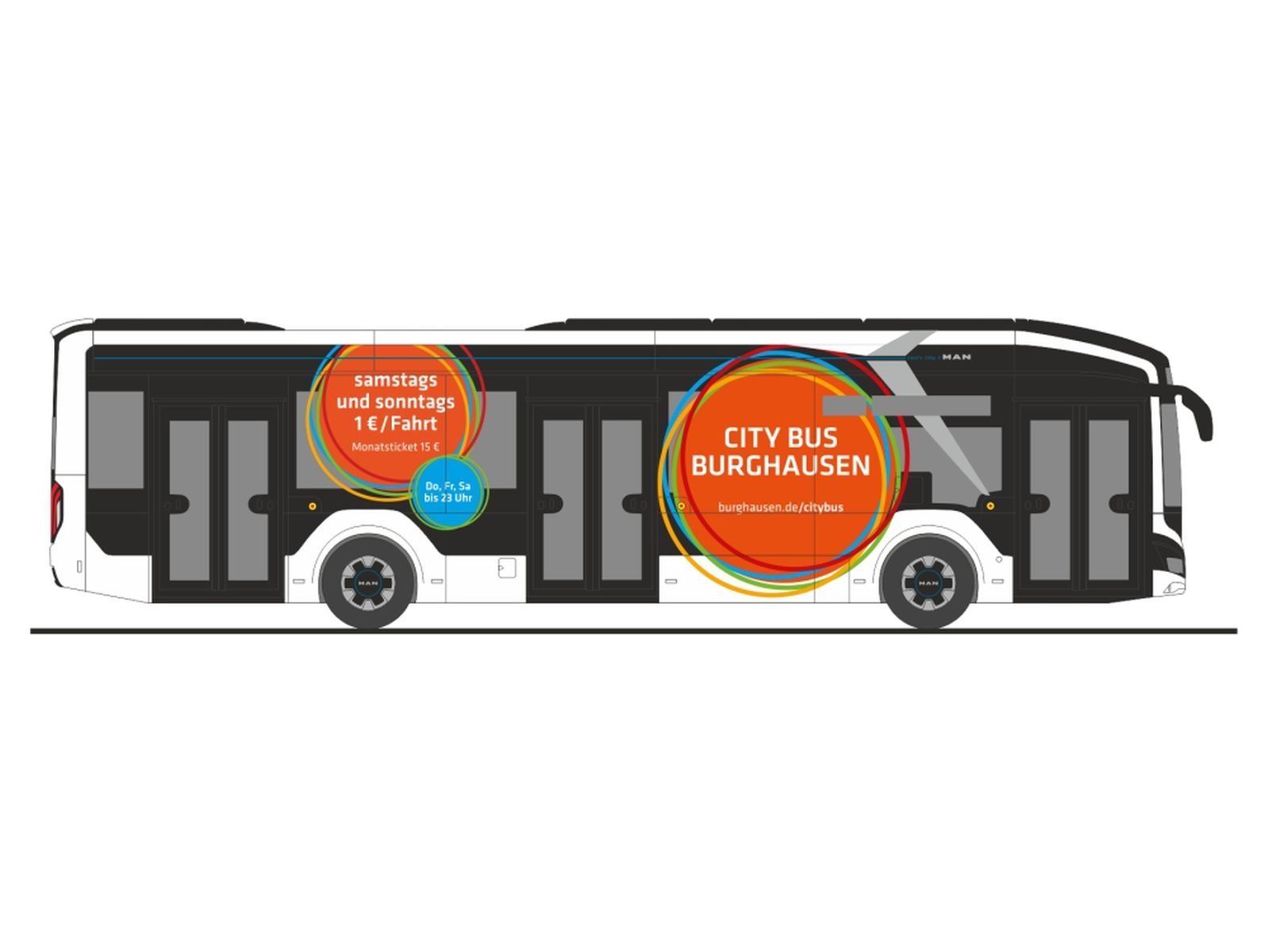 Rietze 76364 - MAN Lion´s City 12 E Citybus Burghausen
