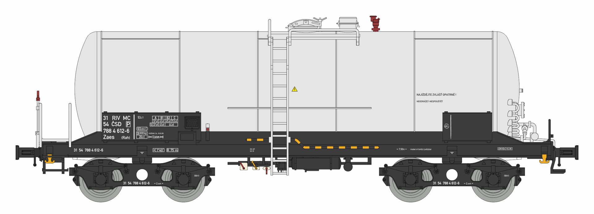igra 96101009 - Kesselwagen Zaes, CSD, Ep.IV, Bausatz igra 96101009 - Kesselwagen Zaes, CSD, Ep.IV, Bausatz