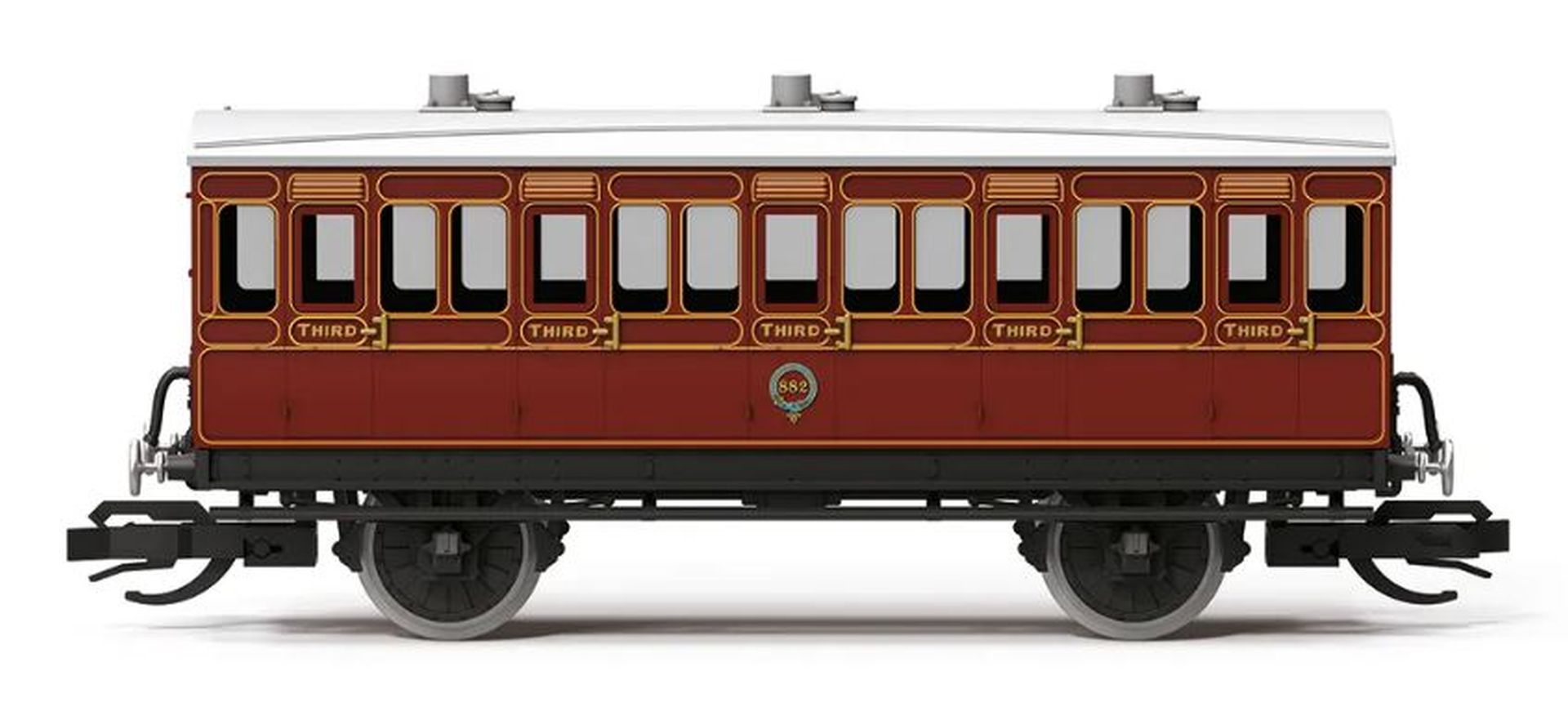 Hornby TT4056 - Personenwagen 4 Wheel Coach 3rd Class, LB&SCR, Ep.I