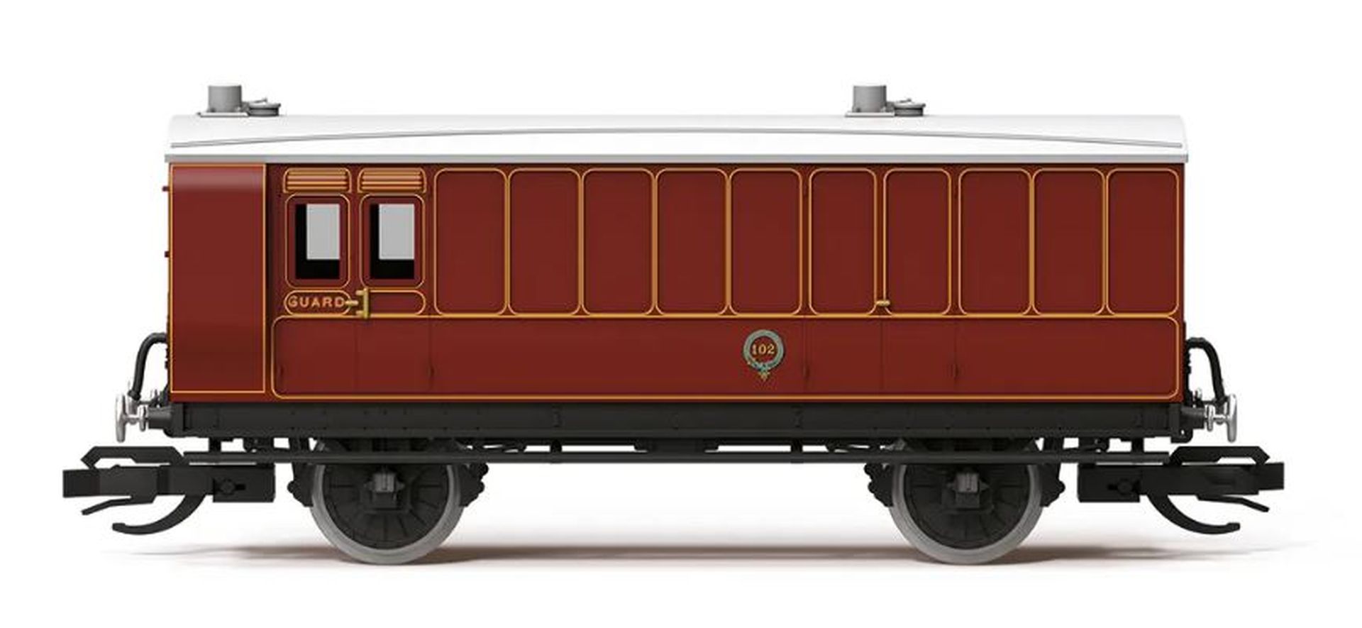 Hornby TT4058 - Gepäckwagen 4 Wheel Coach 3rd Class Brake Baggage, LB&SCR, Ep.I