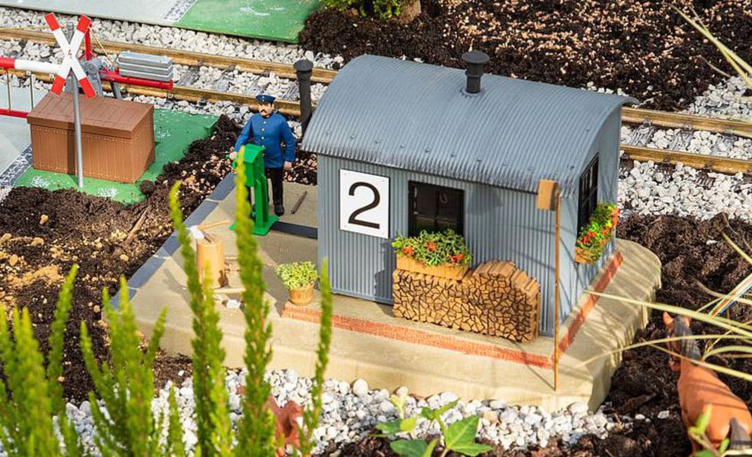 Pola 330878 - Bahnwärterbude mit bewegliche