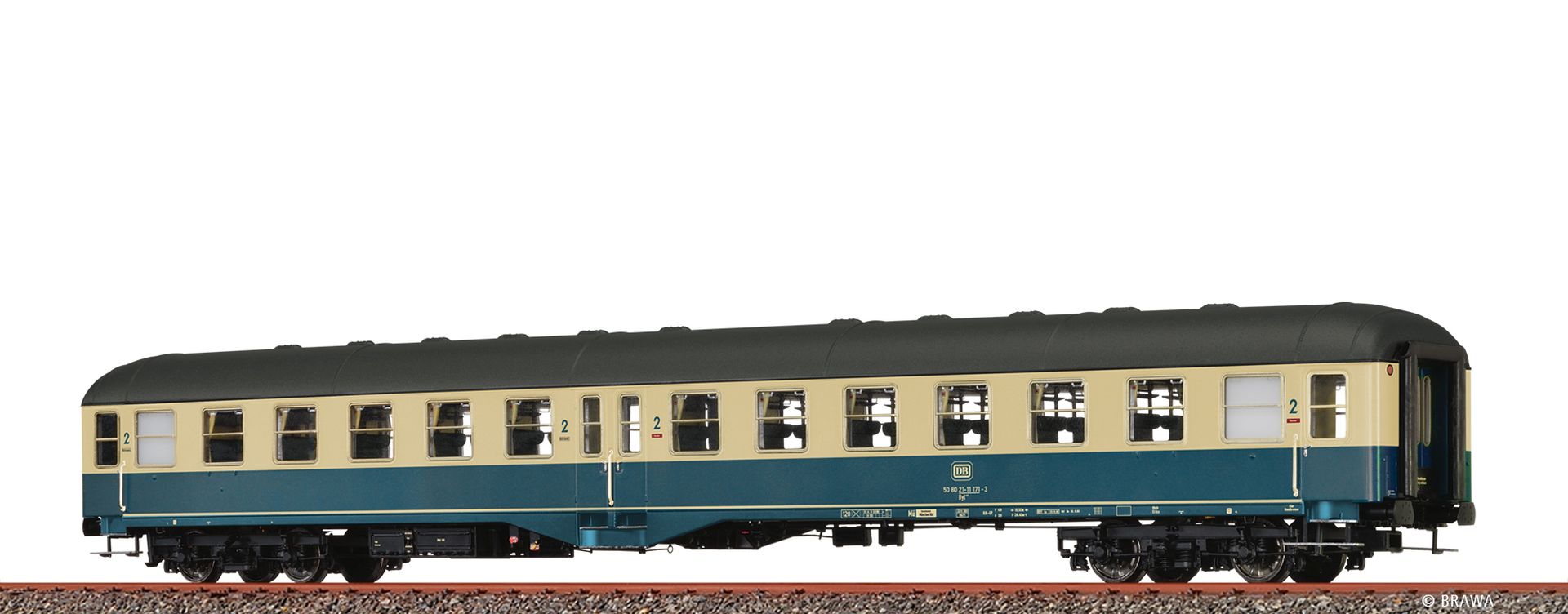 Brawa 58052 - Personenwagen Byl421, DB, Ep.IV