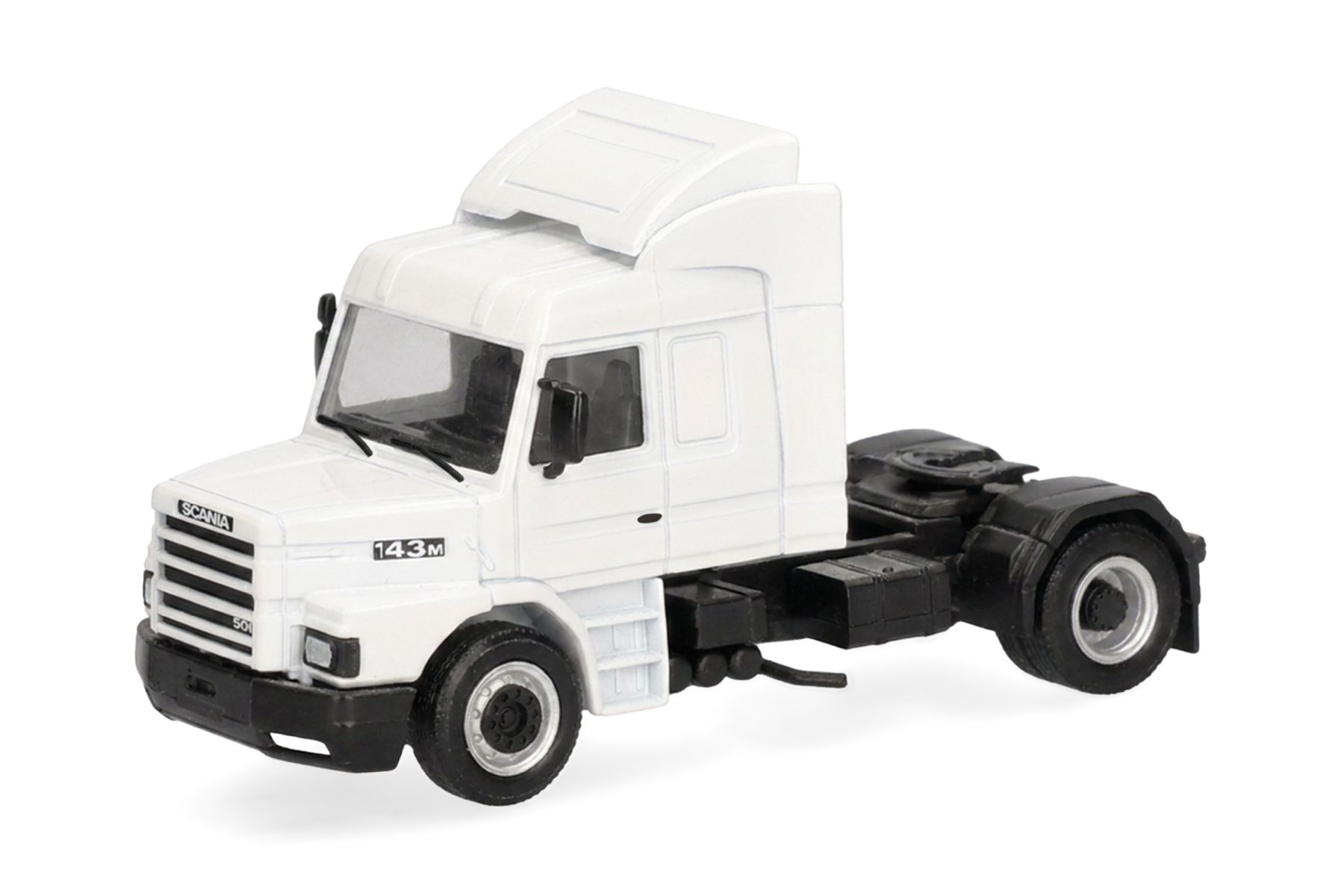 Herpa 322447 - Scania Hauber 143 500 Zugmaschine 2achs, weiß