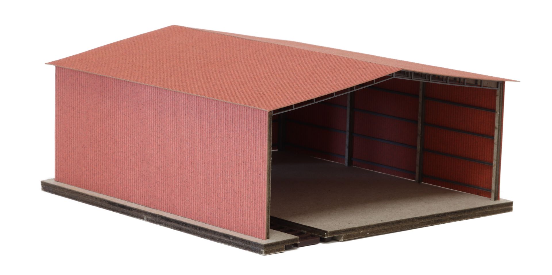 igra 241002 - offene Halle, 163 x 171 x 80 mm, Lasercut-Bausatz