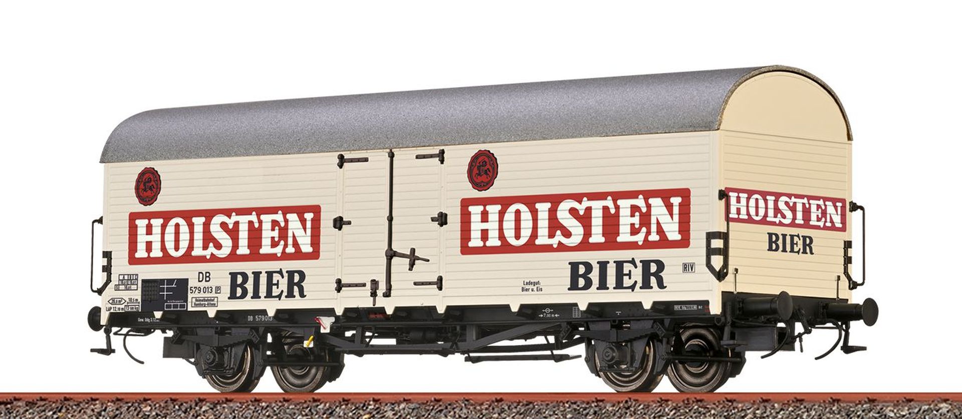 Brawa 50983 - Gedeckter Güterwagen Tnfhs38, DB, Ep.III 'Holsten'