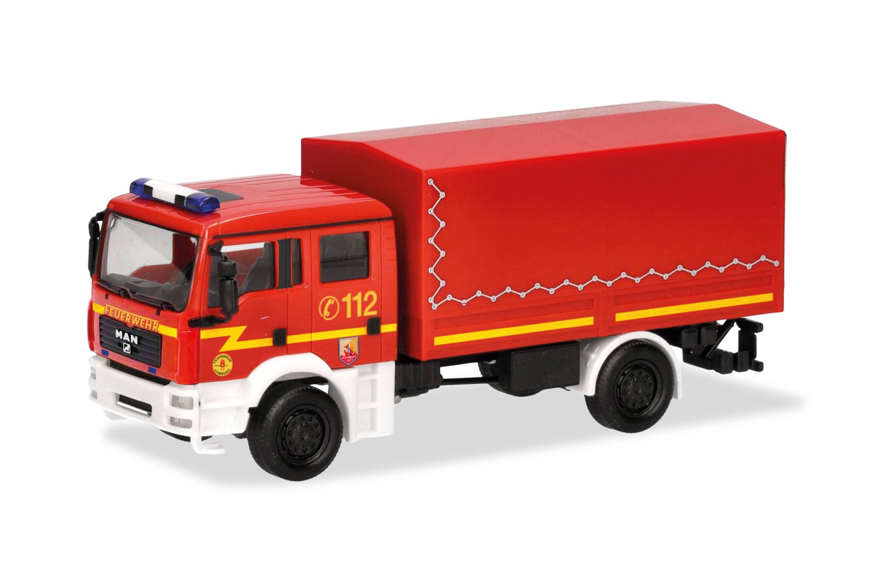 Herpa 098984 - MAN TGA M Mehrzweckgerätewagen (MzKW) "Feuerwehr Hamburg"