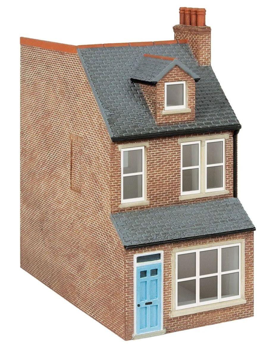 Hornby TT9043 - Reihenmittelhaus links, roter Backstein
