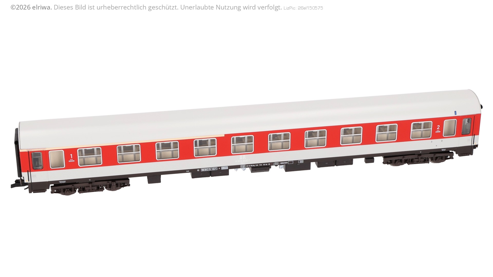 Tillig 502541-B - Personenwagen, Baumusterwagen Z-2, 1./2. Klasse, DR, Ep.IV, mit Innenbeleuchtung