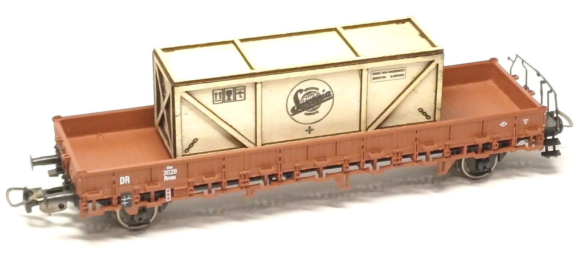 Loewe 2563 - Ladegut Überseekiste "SAXONIA", 70 mm