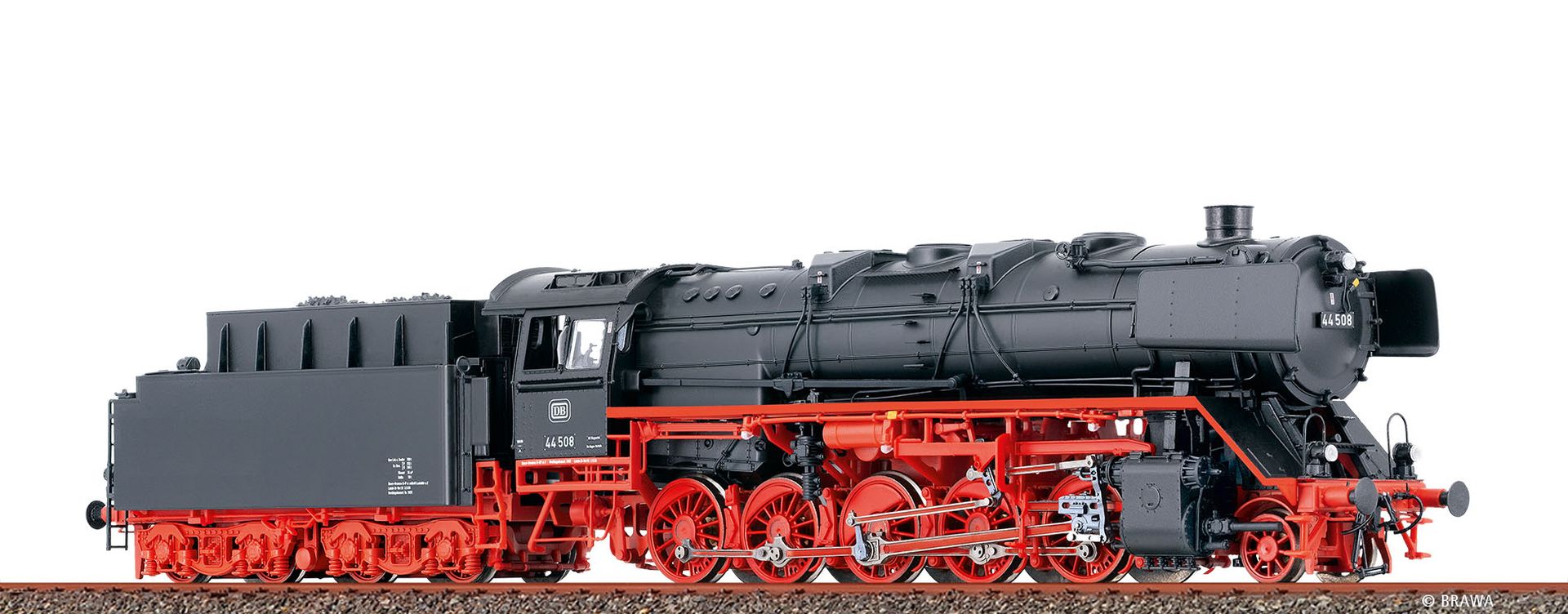 Brawa 70040 - Dampflok 44 508, DB, Ep.III, DC-Analog-Basic+