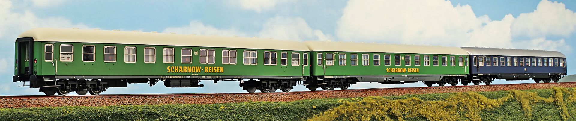 ACME AC 55306 - 3er Set Personenwagen 'Scharnow', DB, Ep.III, Set B ACME AC 55306 - 3er Set Personenwagen 'Scharnow', DB, Ep.III, Set B