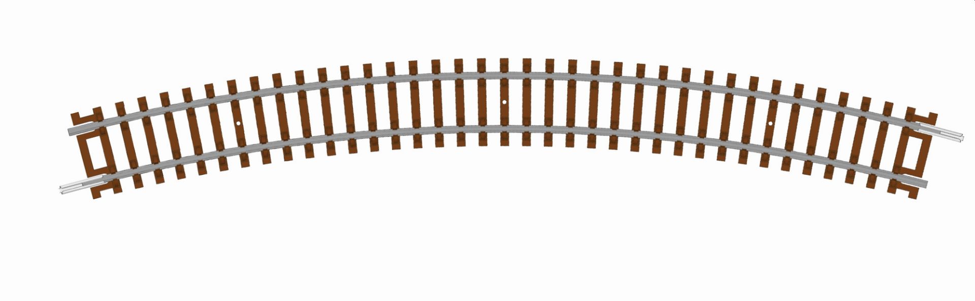 Hornby TT8006 - Gebogenes Gleis, Radius 4, 396 mm, 30°
