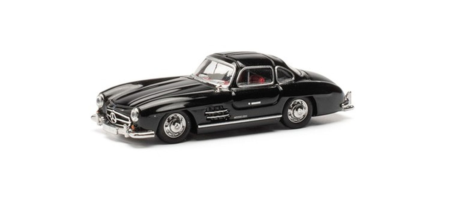 Herpa 421089 - Mercedes-Benz 300 SL Flügeltürer, schwarz