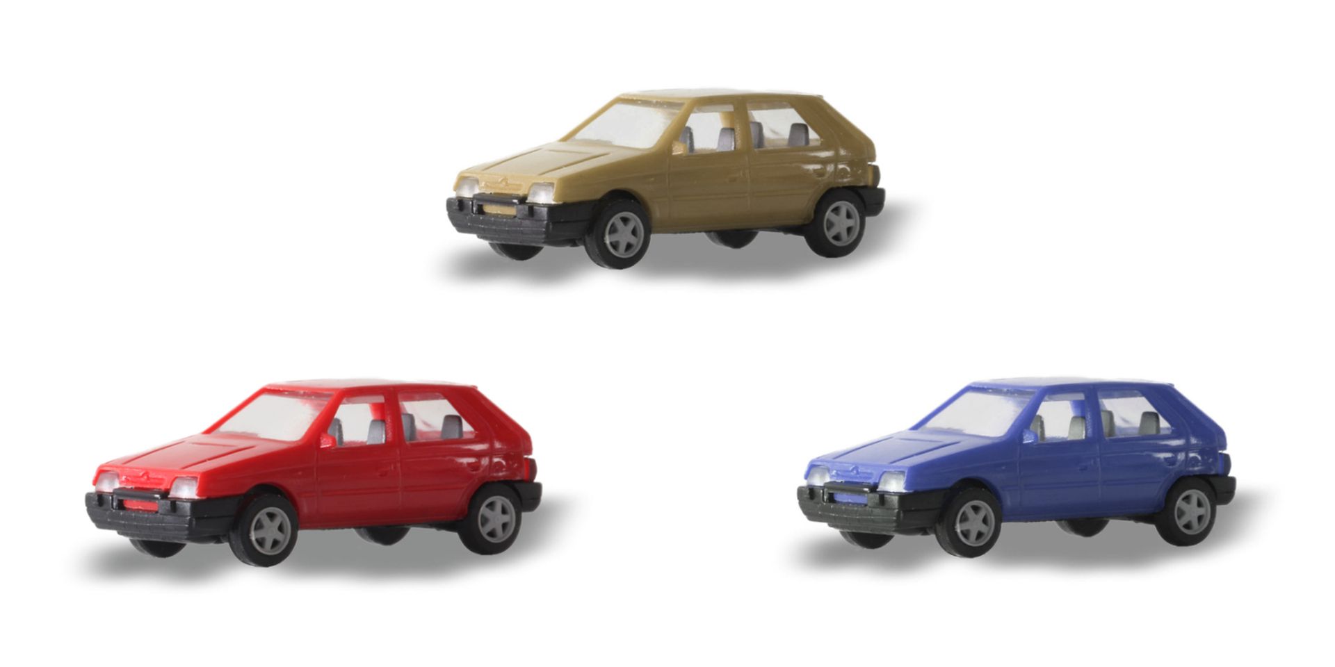 igra 67918119 - Skoda Favorit Bausätze, 3 Stück