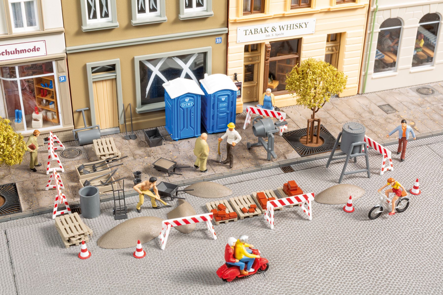 Auhagen 41694 - Baustellen-Set mit viel Zubehör