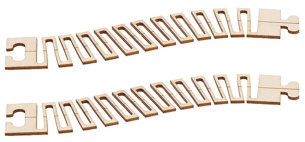 Faller 161931 - Laser-Street Fahrbahn Haltestelle, 2x425
