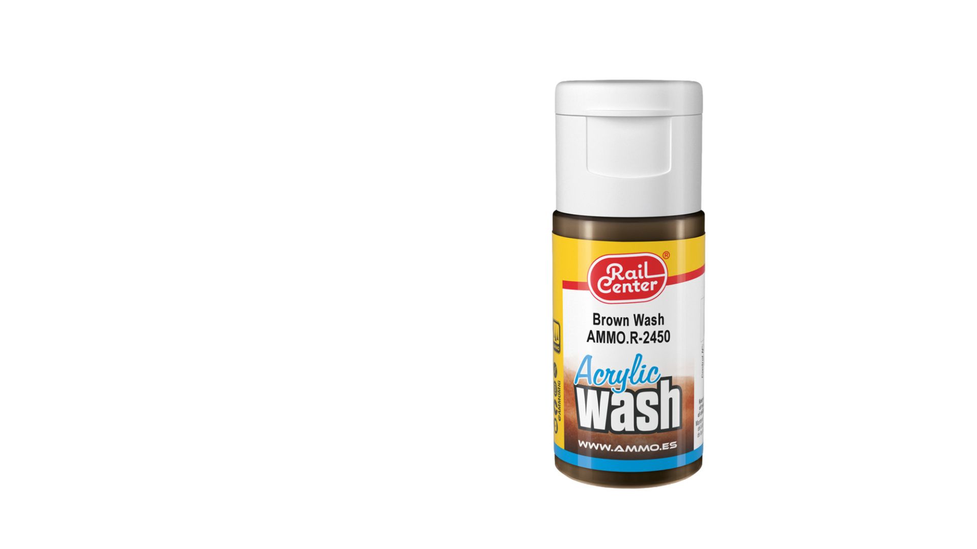 AMMO 4602450 - R-2450 Alterungsfarbe, Braun, Acryl Wash, 15 ml