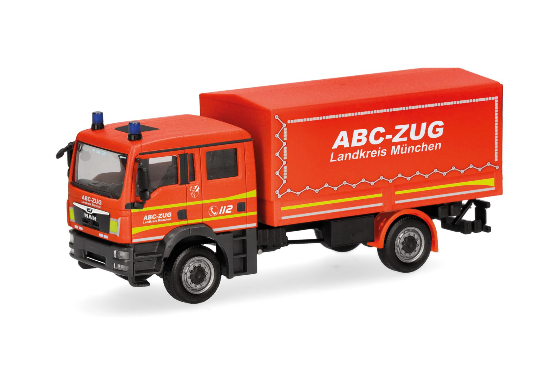 Herpa 099080 - MAN TGM MzKW "ABC-Zug Landkreis München"