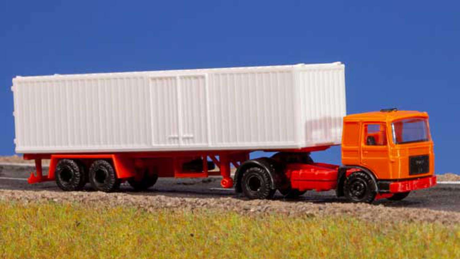 Schirmer 10130 - Containerauflieger, weiß