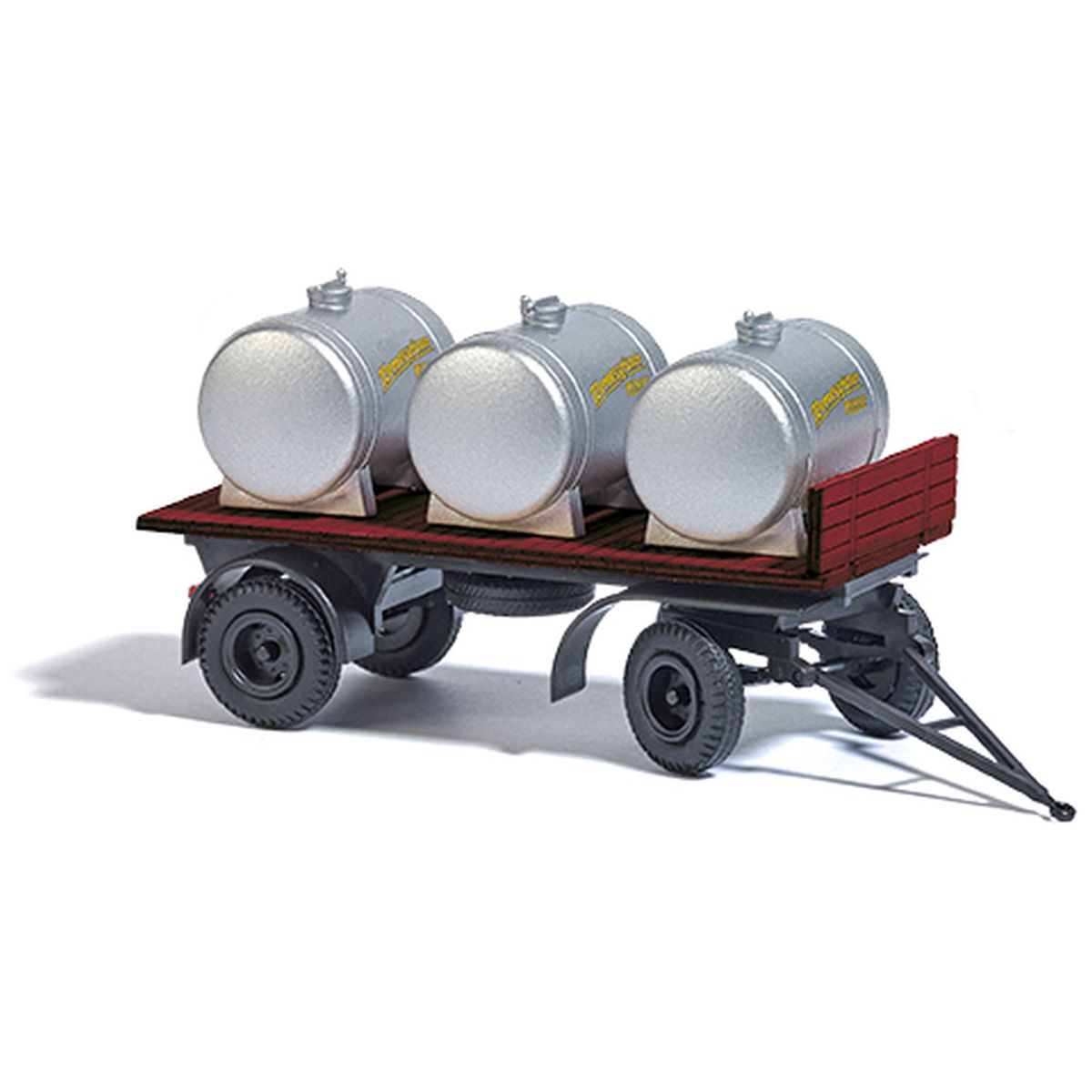 Busch 53328 - IFA HL 80 Anhänger, Wernesgrüner Pilsner mit 3 Fässern