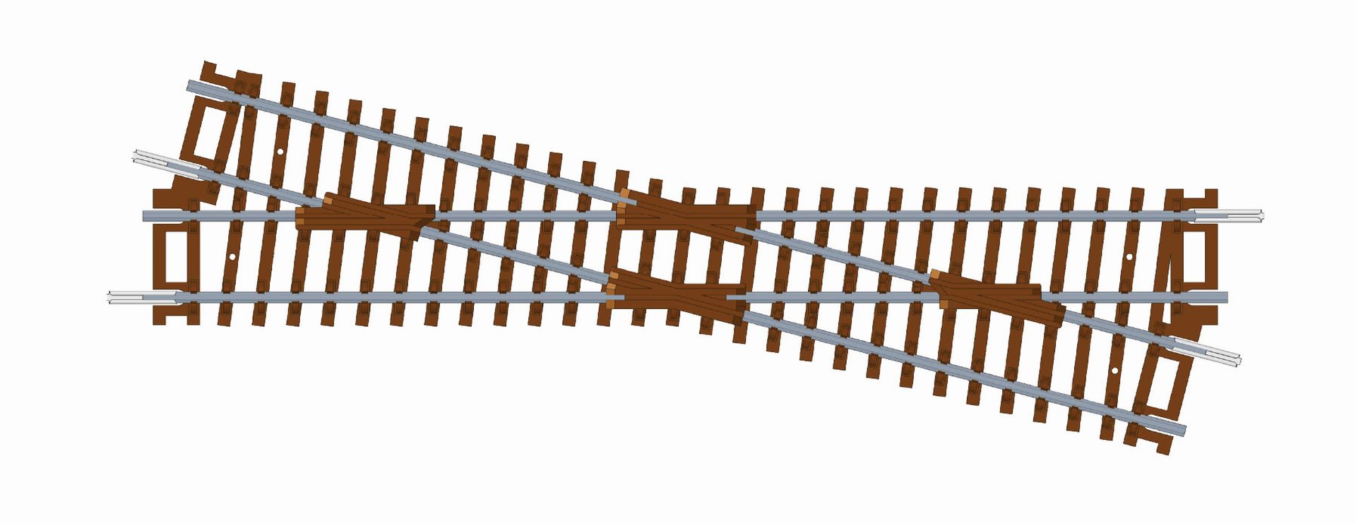 Hornby TT8019 - Kreuzung links, 166 mm