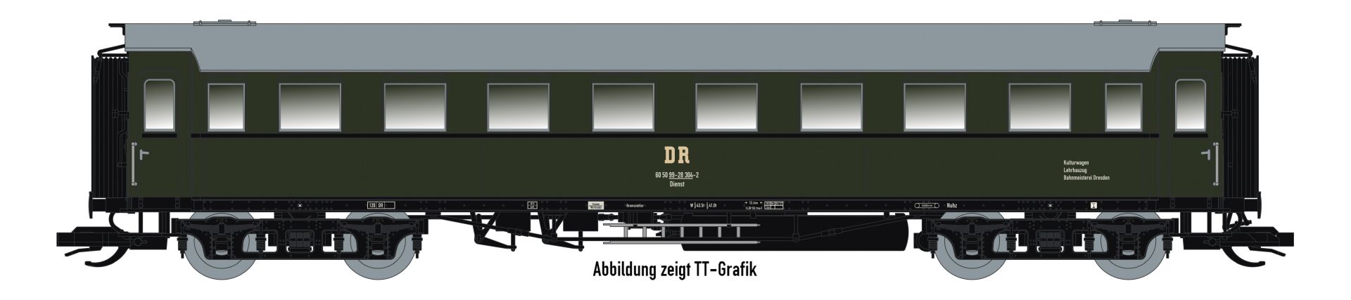 Saxonia 87196 - Personenwagen C4Ü Sa 07, DR, Ep.IV