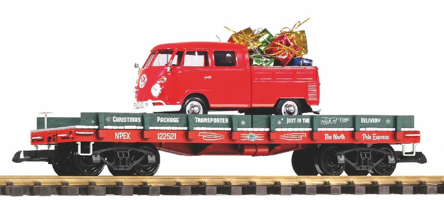 Piko 38776 - Autotransportwagen 'Weihnachten' mit VW Kombi
