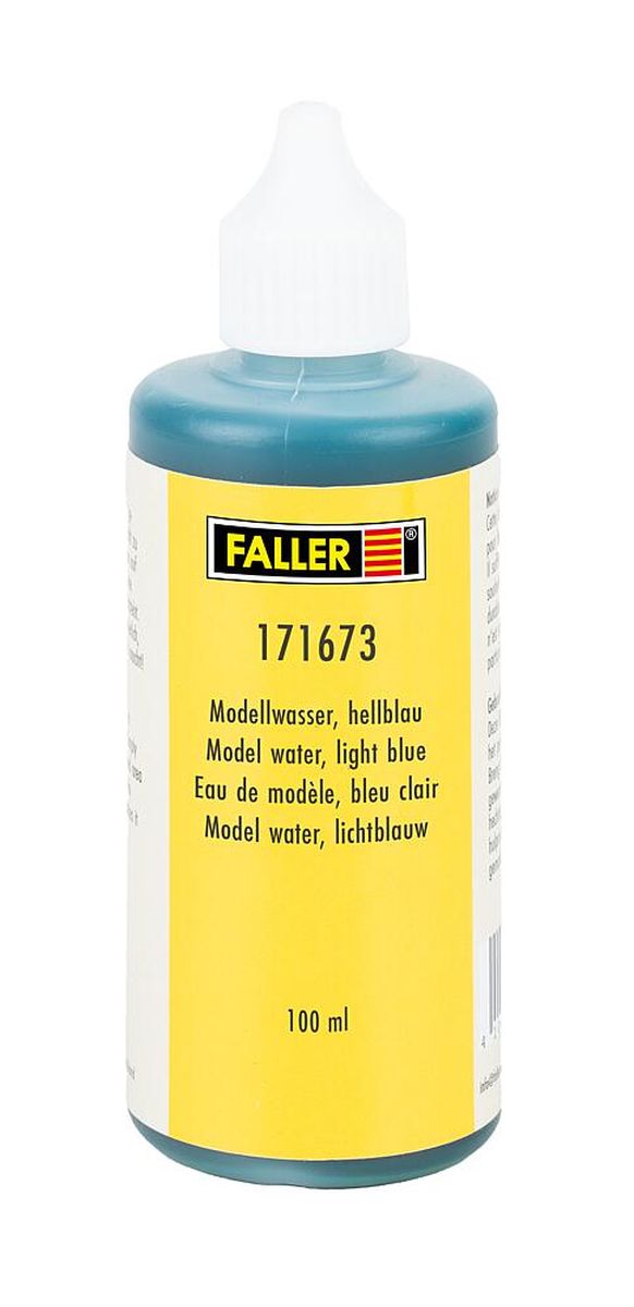 Faller 171673 - Modellwasser, hellblau, 100 ml