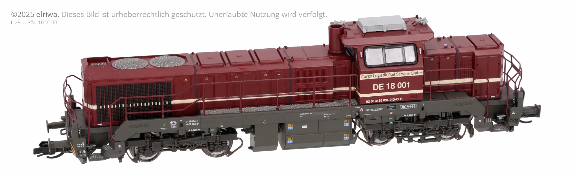 Arnold HN9057 - Diesellok DE 18 001, Cargo Rail Service, Ep.VI