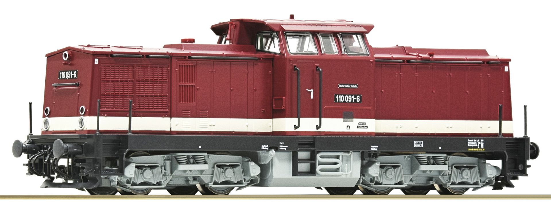 Roco 36339 - Diesellok 110 091-6, DR, Ep.IV, DC-Sound