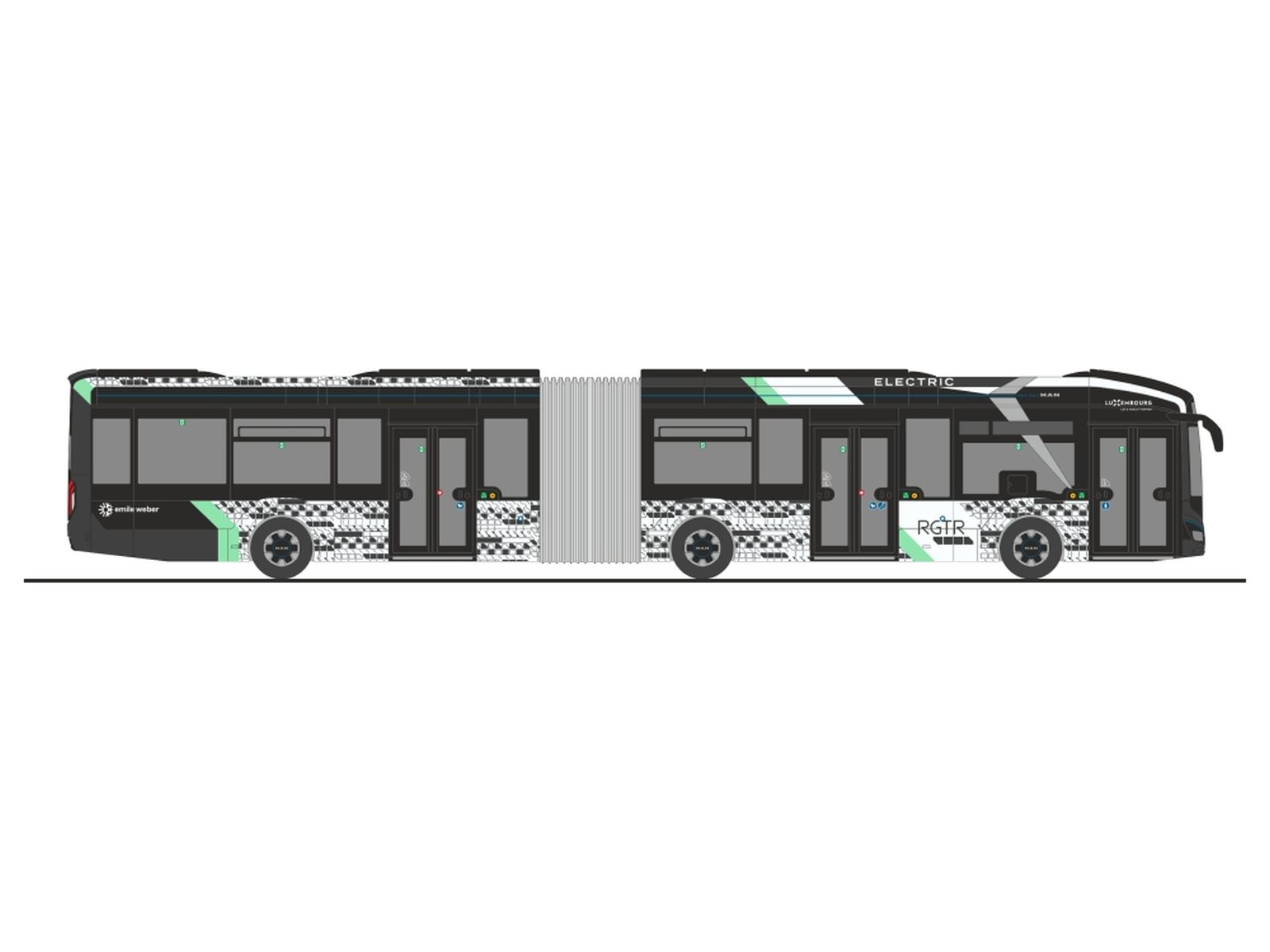 Rietze 76531 - MAN Lion's City 18 E Emile Weber - RGTR (LU)