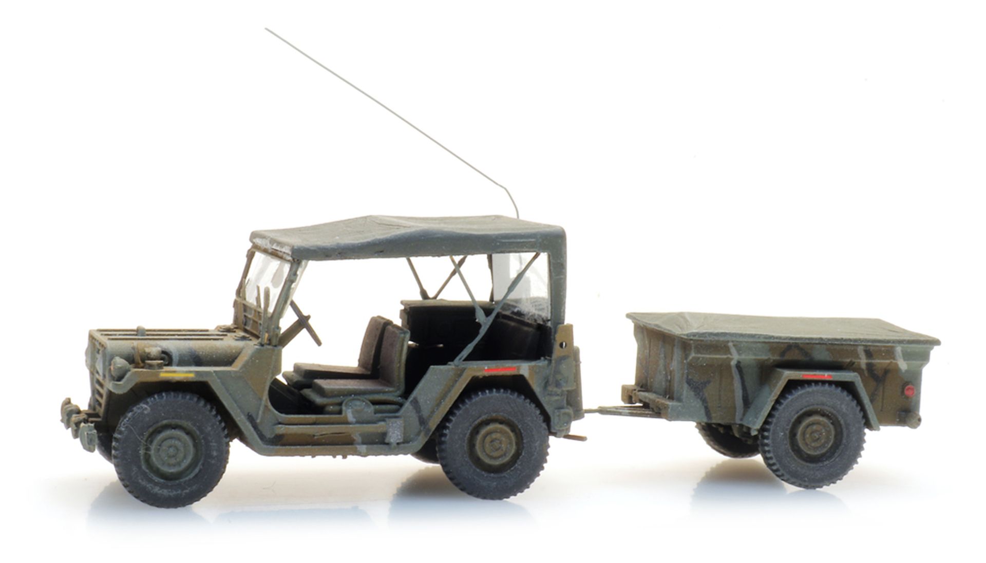 Artitec 6870568 - US M151 Jeep + M416 trailer Merdec