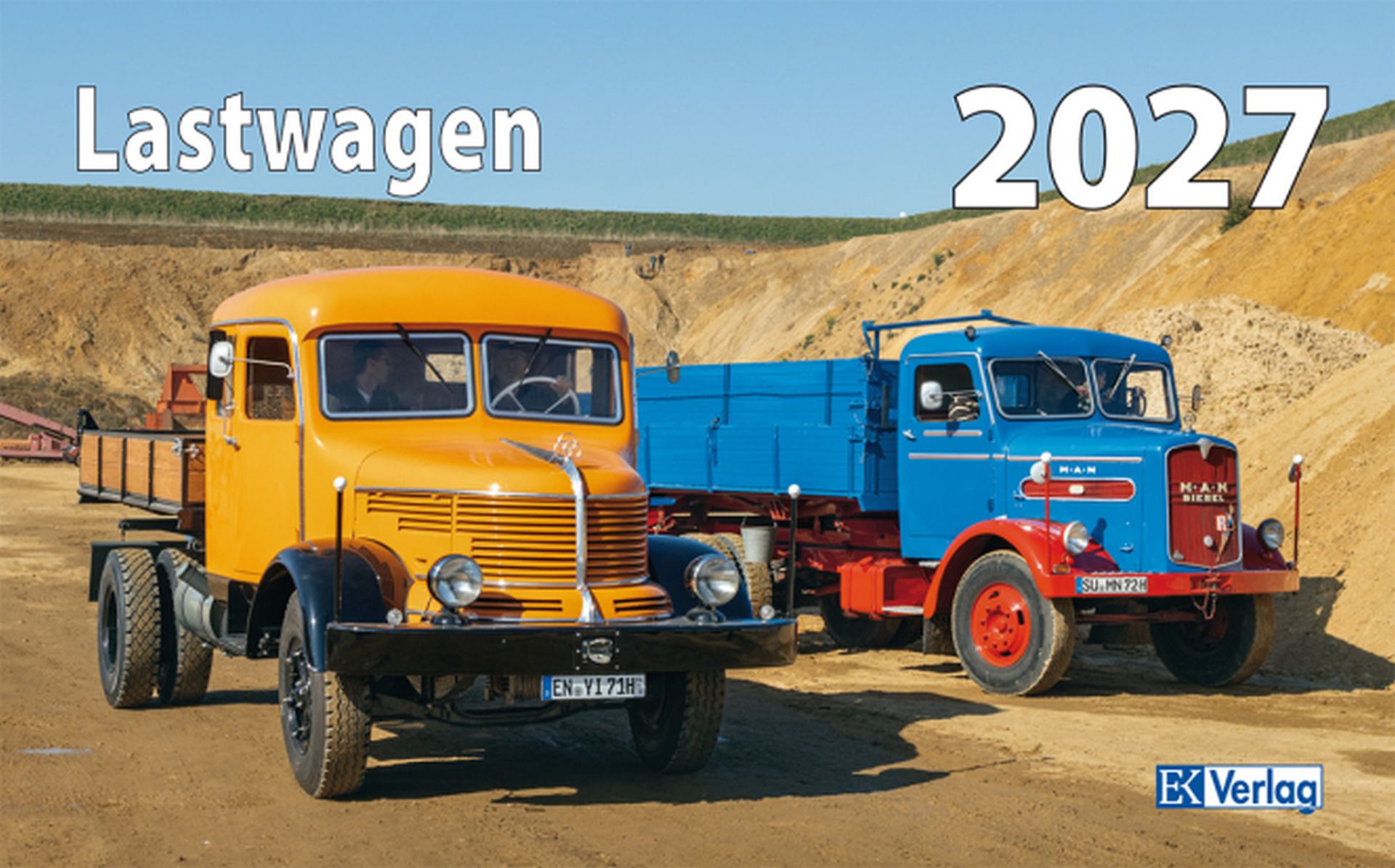 EK-Verlag 5988 - Kalender Lastwagen 2027 – historische Nutzfahrzeuge