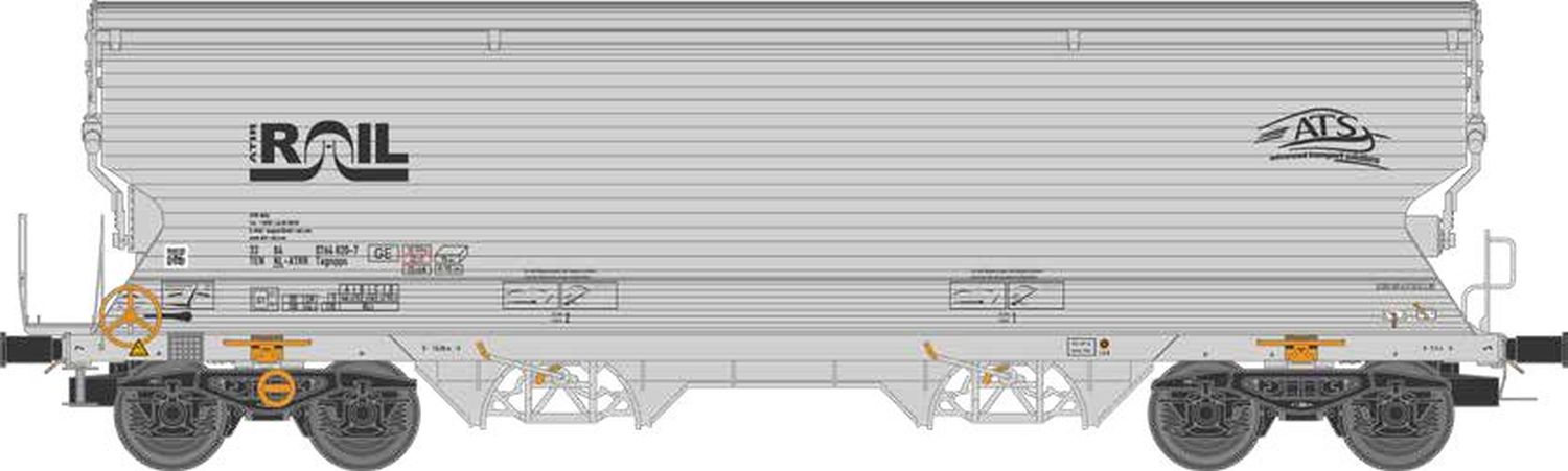 nme 509648 - Getreidewagen Tagnpps 95m³, ATIR - ATS, Ep.VI