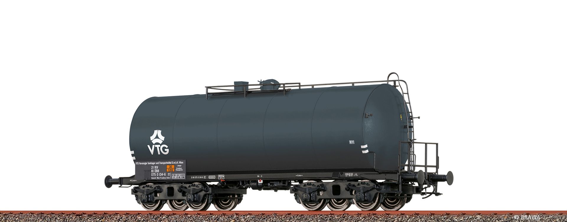 Brawa 49626 - Leichtbaukesselwagen Bauart Uerdingen 'VTG', ÖBB, Ep.IV