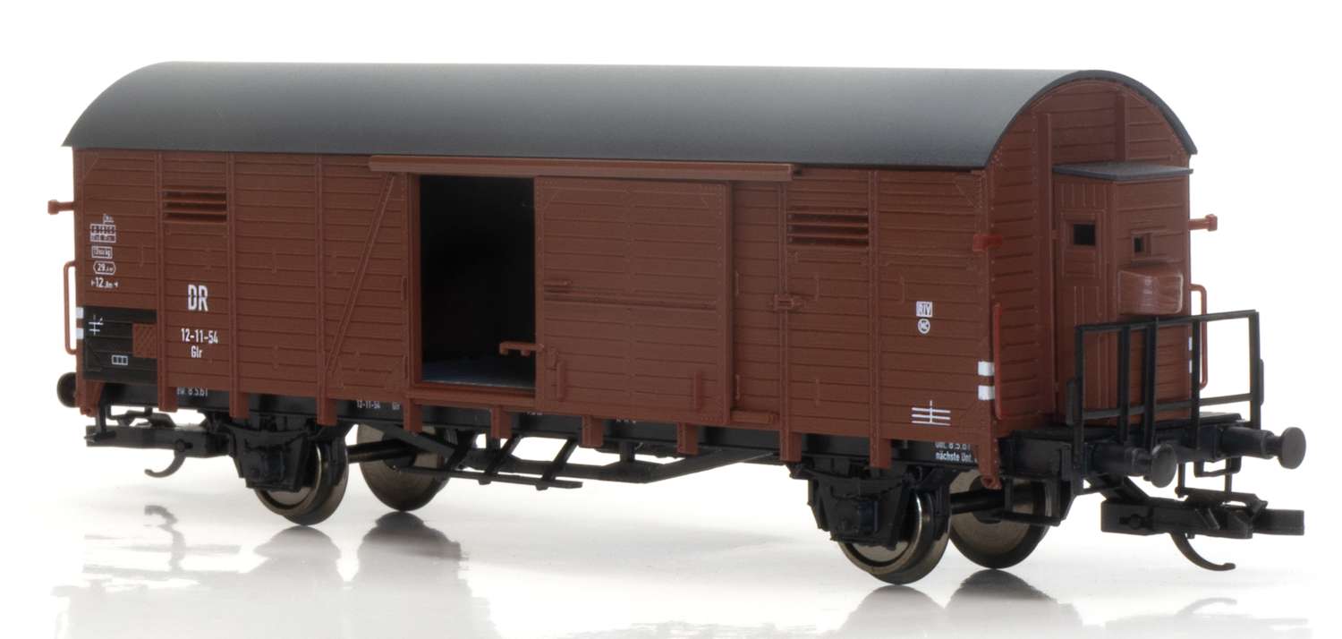 Hädl 113113 - Gedeckter Güterwagen Glr, DR, Ep.III