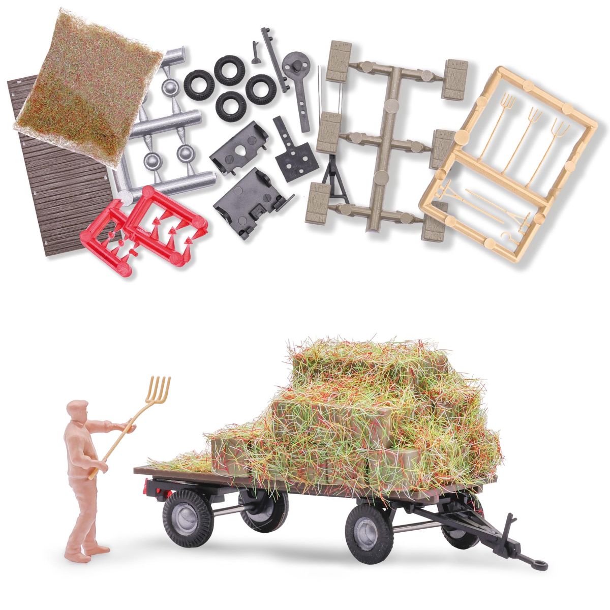 Busch 1865 - Heuwagen beladen