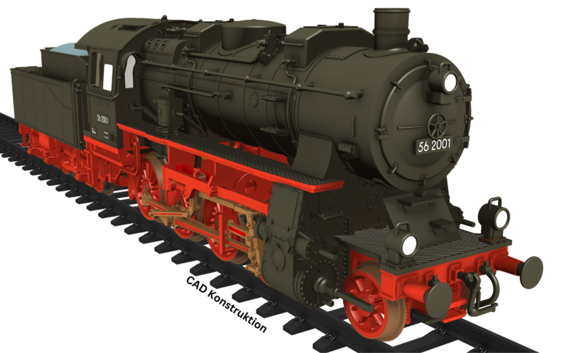 Busch 30013 - Dampflok BR 56 (G8.2), 56 2001, DR, Ep.III