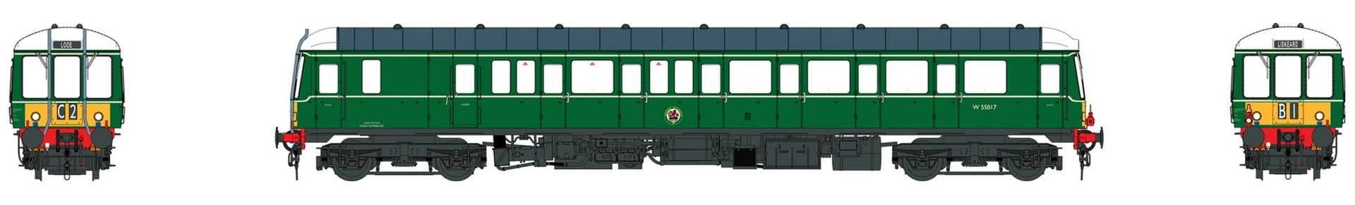 Heljan HE14012621 - Triebwagen Class 122 #W55003, BR, Ep.III Heljan HE14012621 - Triebwagen Class 122 #W55003, BR, Ep.III