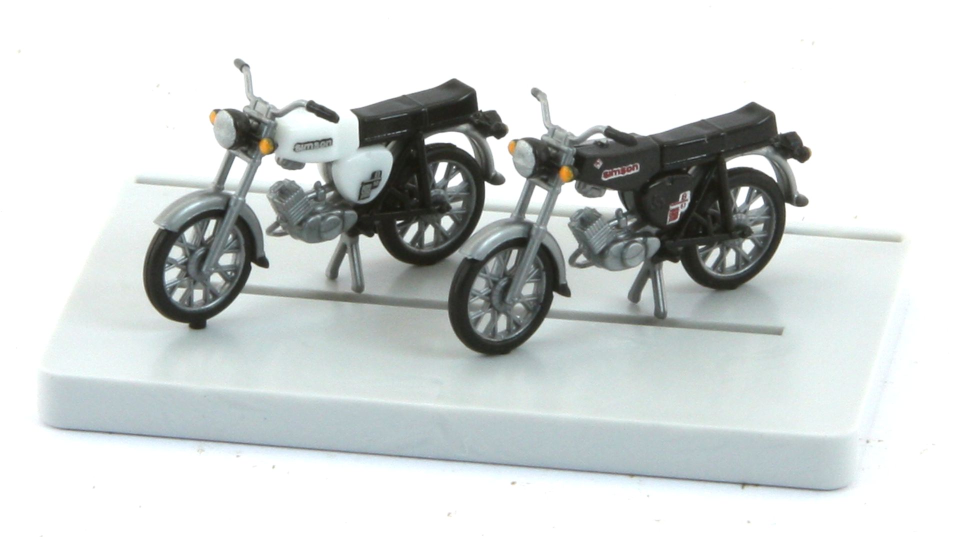 Kres 55043100 - Simson S50 weiß und S51 schwarz, Fertigmodelle - Sonderauflage '30 Jahre elriwa'