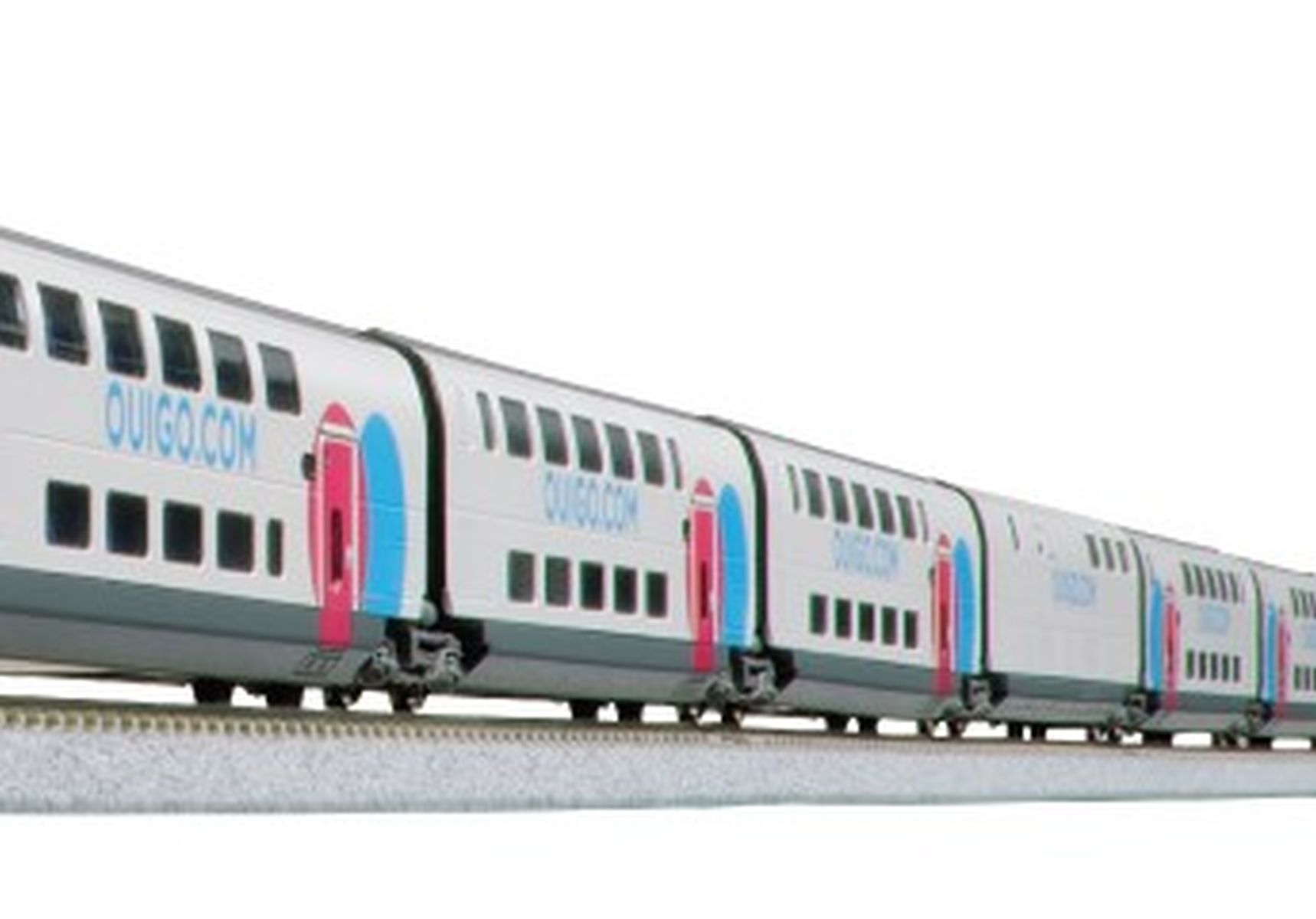 Kato K10-2118 - Ergänzung TGV Euroduplex, 5 teilig, SNCF/OUIGO Espana, Ep.VI