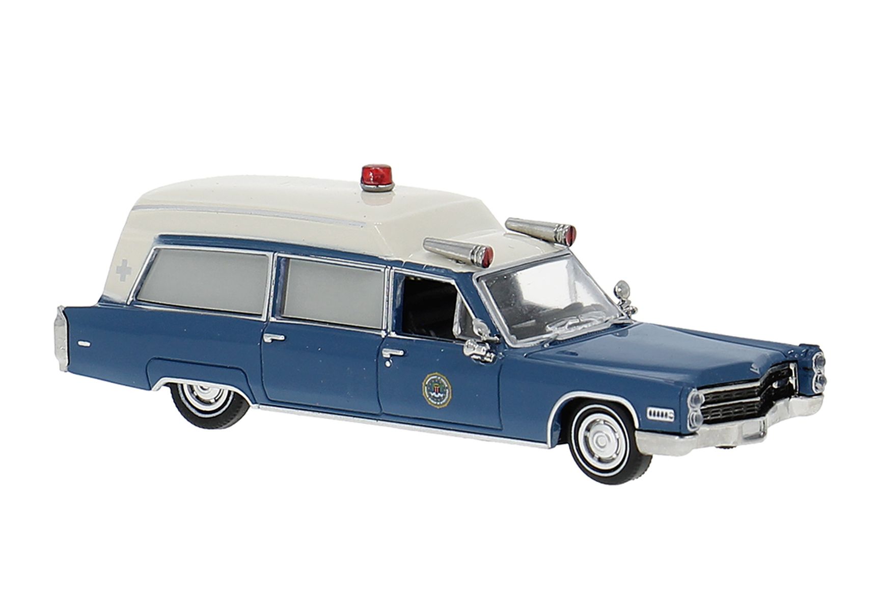Brekina 19781 - Cadillac Miller Metoer Ambulance des FBI