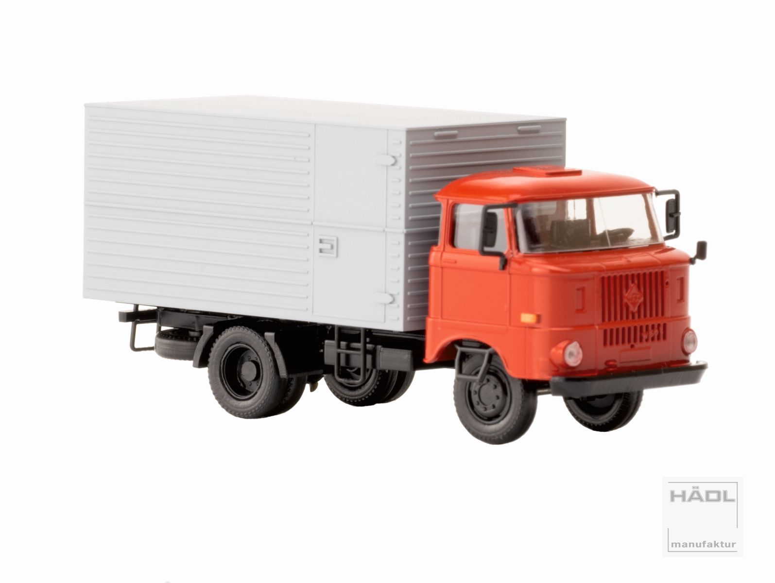 Hädl 121054-11 - IFA W50L Stahlleichtbaukoffer, Verkehrsrot