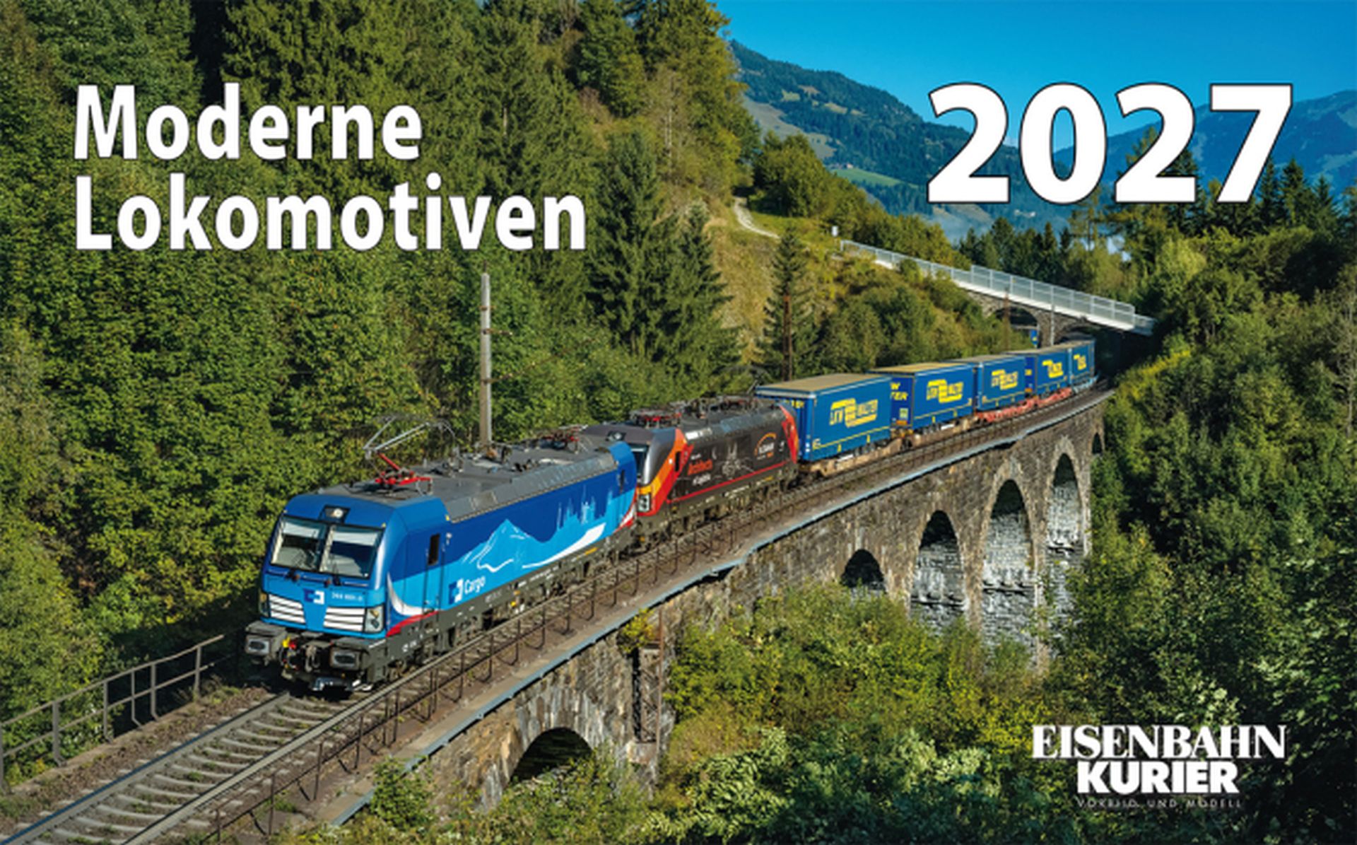 EK-Verlag 5976 - Kalender Moderne Lokomotiven 2027 – aktuelle Schienenfahrzeuge