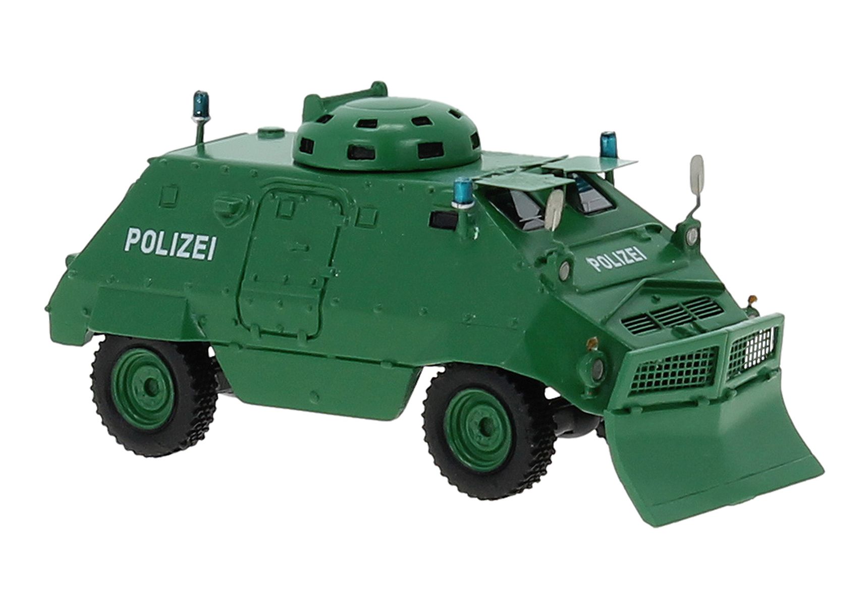 BOS 87832 - Thyssen UR-416 mit Räumschaufel, grün, 1975, Polizei (D)
