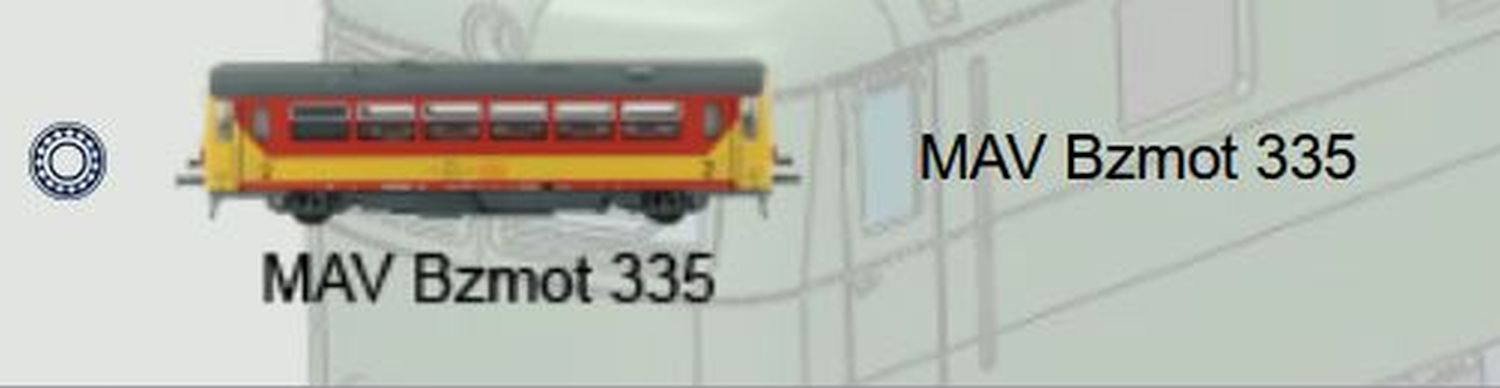 mtb H0MAVBZMOT335 - Triebwagen Bzmot 335, MAV, Ep.IV mtb H0MAVBZMOT335 - Triebwagen Bzmot 335, MAV, Ep.IV