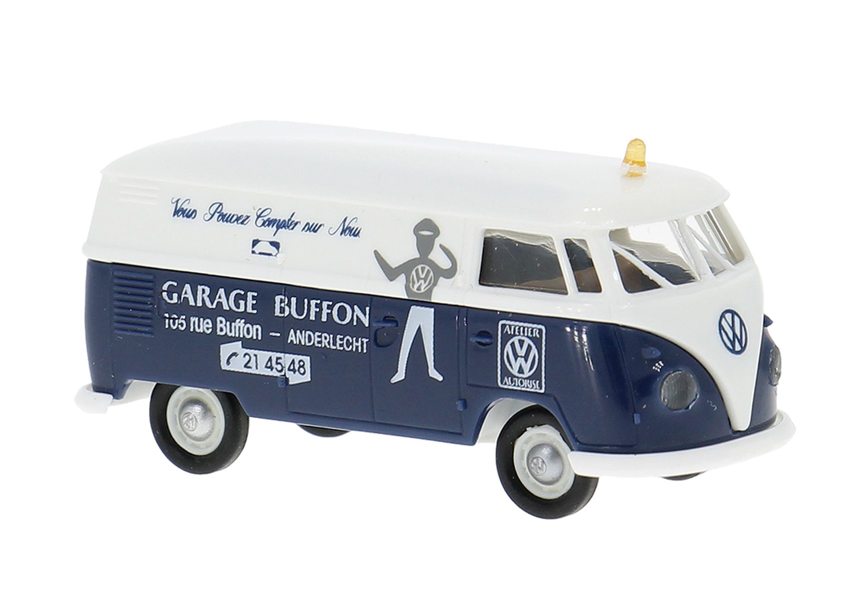 Brekina 32301 - VW T1b Kasten, 1960, VW Garage Buffon