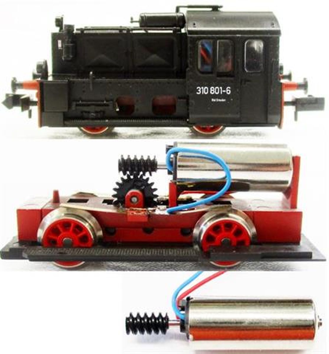 sb-modellbau 11517 - TT-Motorisierungssatz für Arnold / Hornby Köf II / Köf 323